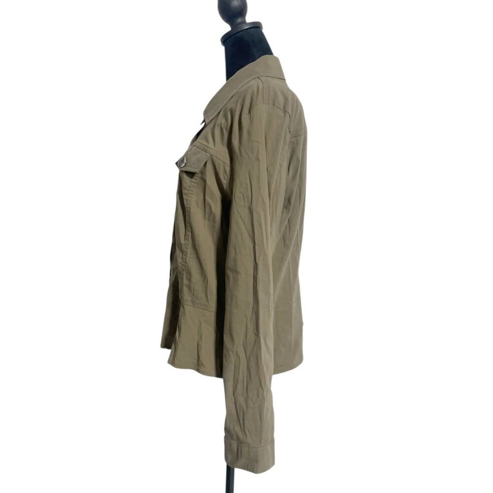 Dolcezza Size Large Top Jacket Button Down Long S… - image 4